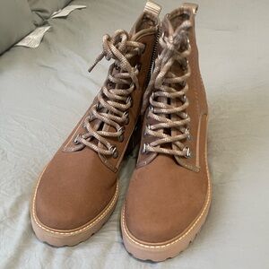 Dolce Vita Tan Ankle Boots